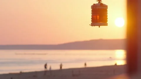 Sunset by the sea Video stock 140233007