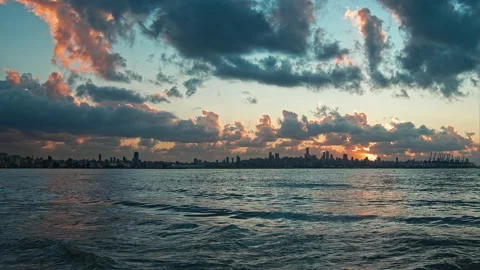 Sunset &amp; Sea Stock Footage 142850059