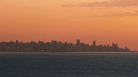 Sunset &amp; Sea Stock Footage 142890207
