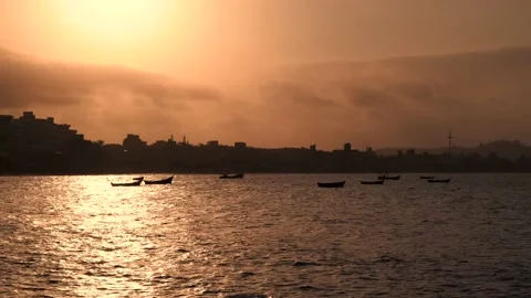 Sunset at sea Stock Footage 144420152