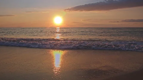 Sunset &amp; Sea Stock Footage 144469838
