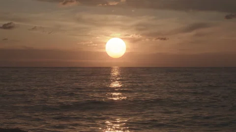 Sunset &amp; Sea Stock Footage 144507944