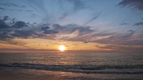 Sunset &amp; Sea Stock Footage 144508443