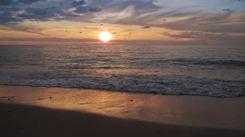 Sunset &amp; Sea Stock Footage 144509128