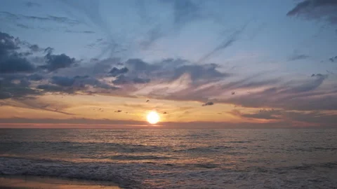 Sunset &amp; Sea Stock Footage 144509909