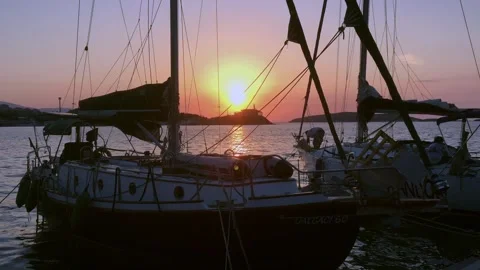 Sunset on the sea 動画素材 146638421