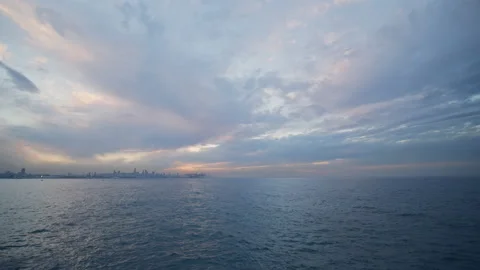 Sunset &amp; Sea Stock Footage 153026770