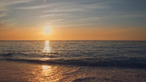 Sunset &amp; Sea Stock Footage 157026282