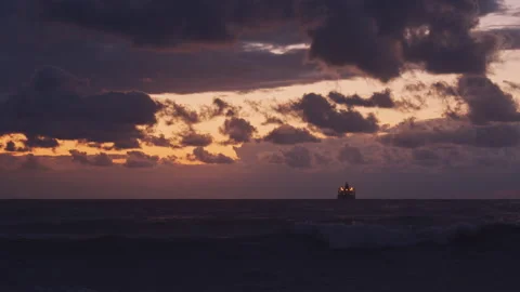 Sunset &amp; Sea Stock Footage 157406426