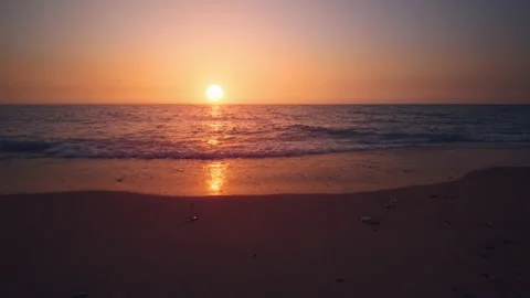 Sunset &amp; Sea Stock Footage 157831795