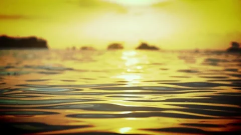 Sunset on the sea Video stock 241292526