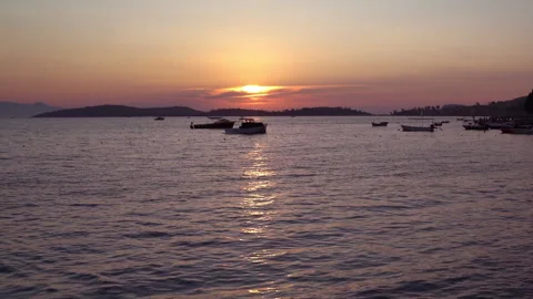 Sunset at sea Stock-Footage 247269405