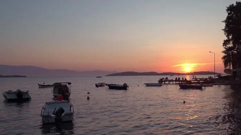 Sunset at sea Stock-Footage 247276138