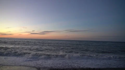 Sunset on the sea Stock Footage 261702765