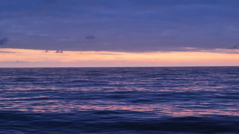 Sunset on the sea Video stock 265954858