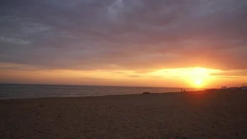 Sunset by the sea Stock Footage 290229818