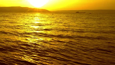 Sunset at sea 動画素材 297660320