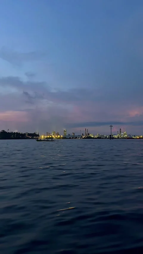 Sunset by The Sea Stock Footage 304711437