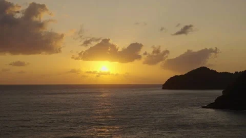 Sunset at sea Stock Footage 314580724