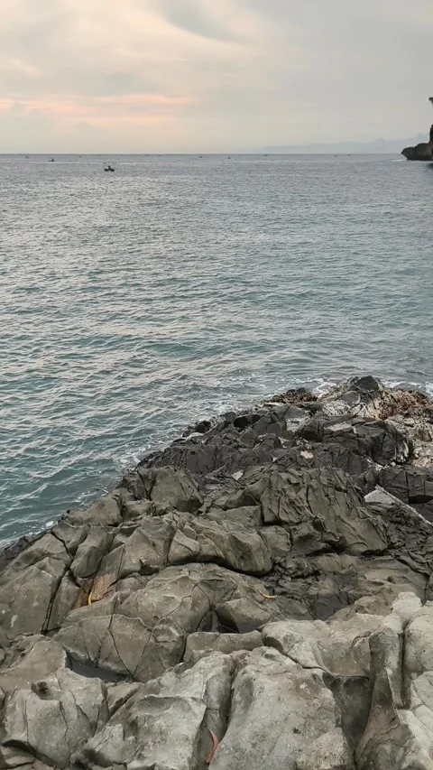 Sunset on the sea 库存影片 333497598