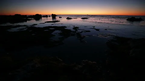 Sunset at sea in Italy Stock-Footage 66427599