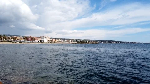 Sunset on the sea Motion lapse  timelapse Stock Footage 106374241