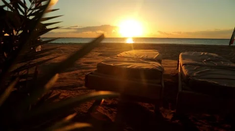 Sunset sea ocean egypte slide Stock Footage 47924226