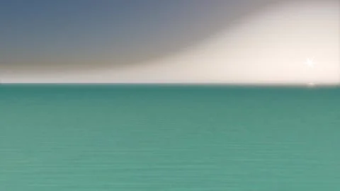 Sunset sea ocean stylish 3d nature bg Stock Footage 335617671
