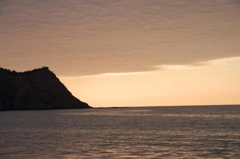 Sunset at sea Stock Photos