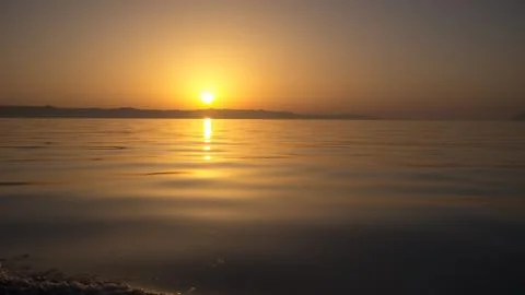 Sunset at sea Stock Photos