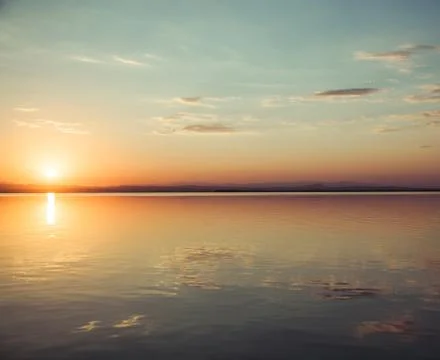 Sunset sea Stock Photos