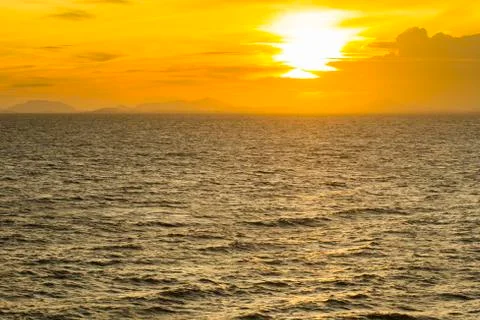 Sunset sea Stock Photos