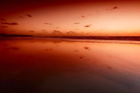 Sunset sea Stock Photos