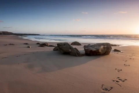Sunset sea Stock Photos