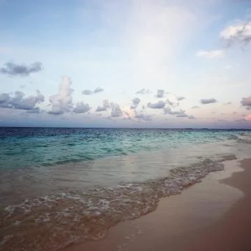 Sunset on the sea Stock Photos