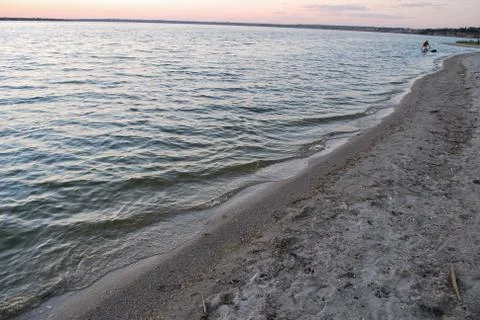 Sunset at sea Foto stock