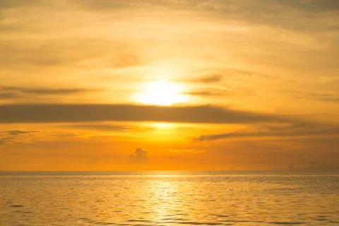 Sunset sea Stock Photos