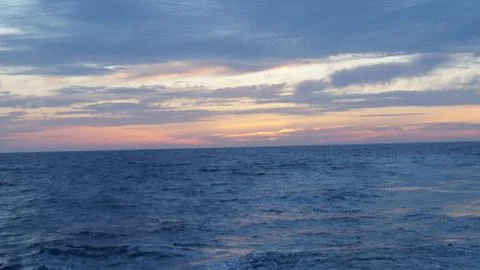 Sunset in the sea 스톡 사진