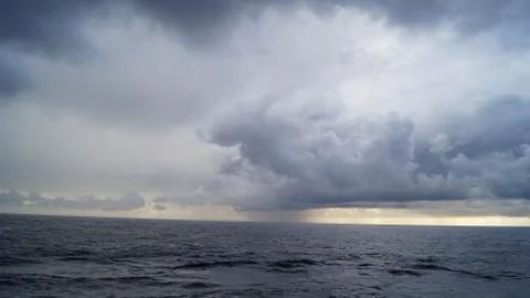 Sunset in the sea Stock Photos