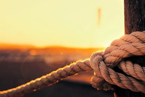 Sunset at the sea Stock Photos