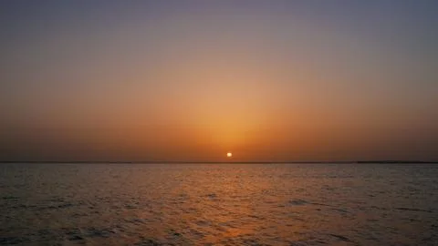 Sunset on the sea Foto stock