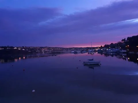 Sunset by the sea Stock Photos