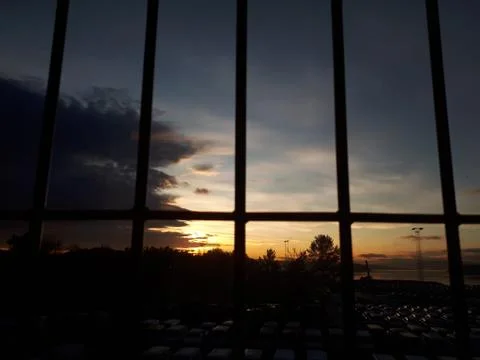 Sunset by the sea Stock Photos