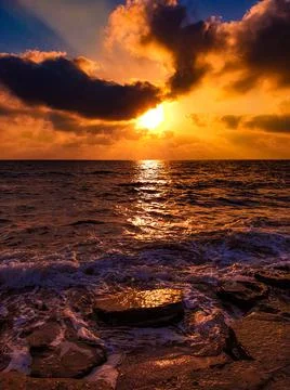 Sunset Sea Stock Photos