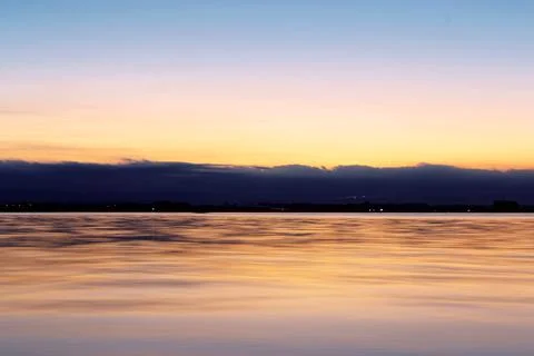 Sunset on the sea Stock Photos