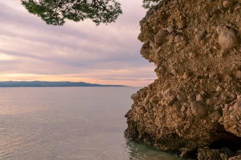 Sunset at sea Stock Photos