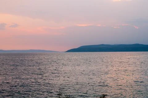 Sunset at sea Stock Photos