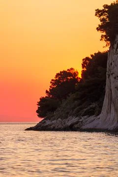 Sunset at sea Stock Photos