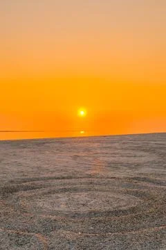 Sunset on the sea. Stock Photos