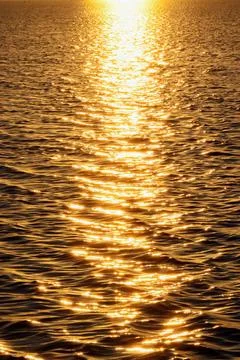 Sunset on the Sea  Stock Photos